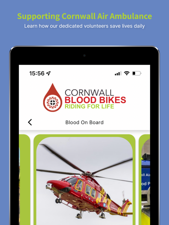 Screenshot #5 pour Cornwall Blood Bikes