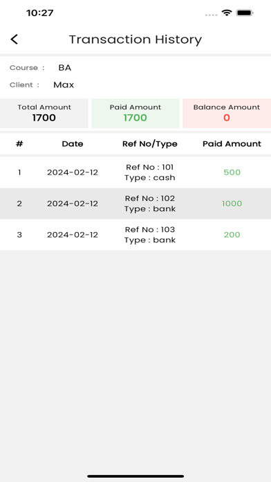 AIMBRIDGE CRM Screenshot