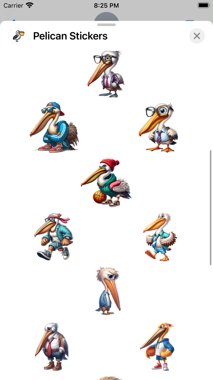 Pelican Stickers
