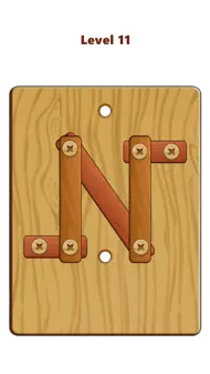 Wood Nuts & Bolts Puzzle iphone resimleri 1
