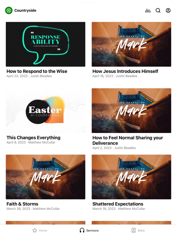 Countryside Church Stillwater iPad screenshot 2 - Education app