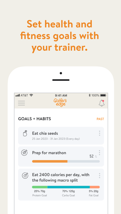 Golfers Edge Fitness Screenshot