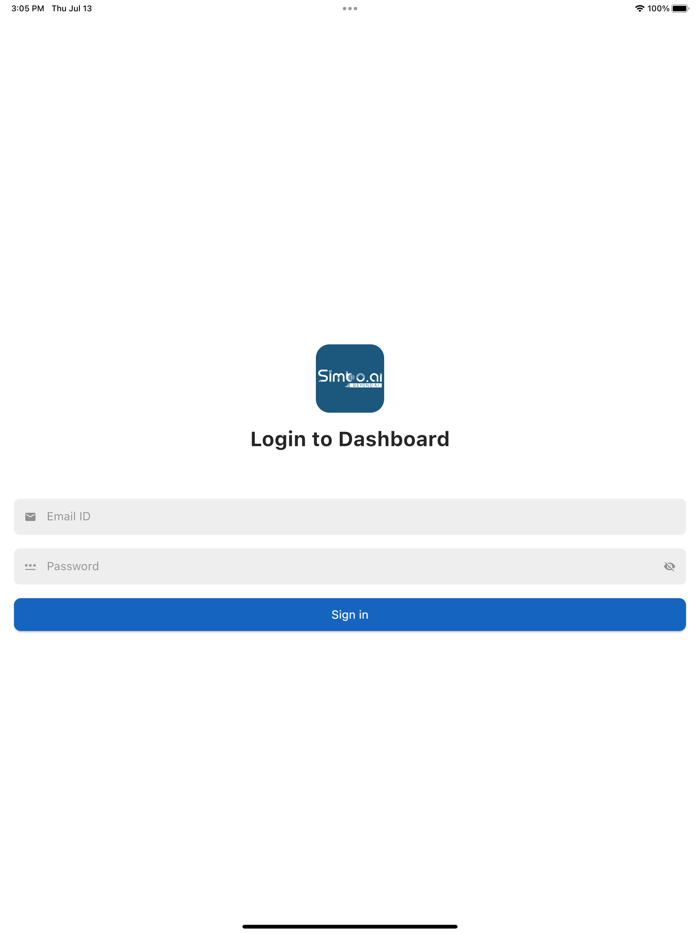SimboConnect Dashboard