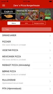 zaras pizza burgerhouse iphone screenshot 1