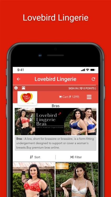 Lovebird Lingerie - Buy Online