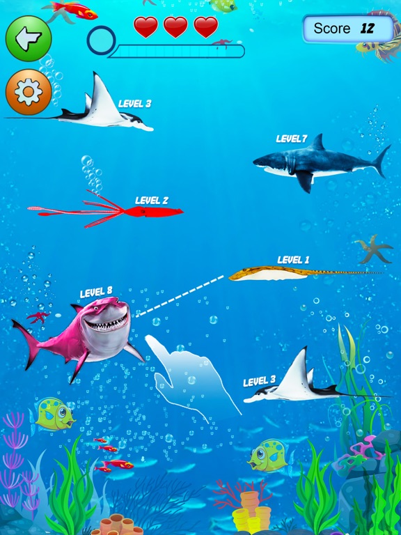 Screenshot #4 pour Merge & Eat Shark Evolution
