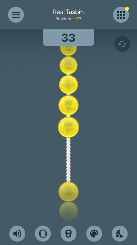 #1. Real Tasbih Counter: Misbaha (iOS) 由: Deniz Duzbasti