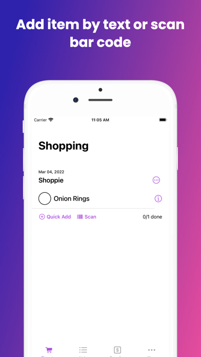 Shoppielist - Grocery and more Screenshot
