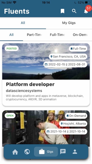 Fluents - Freelancers Network Screenshot