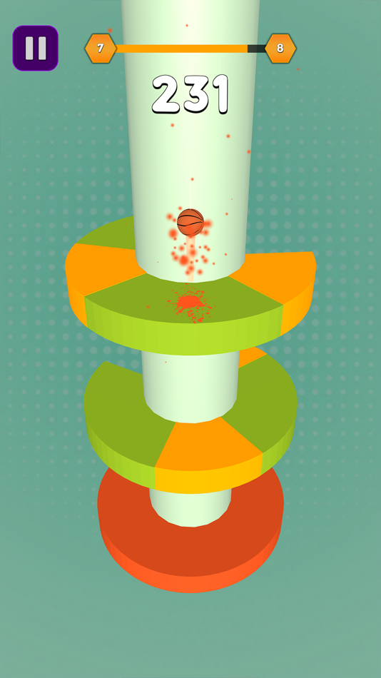 #1. Ball Drop 3D : Bouncy Ball (iOS) 由: Usama Aziz