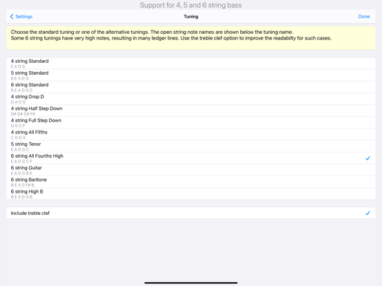 Bass Sight Reading Trainer iPad app afbeelding 6