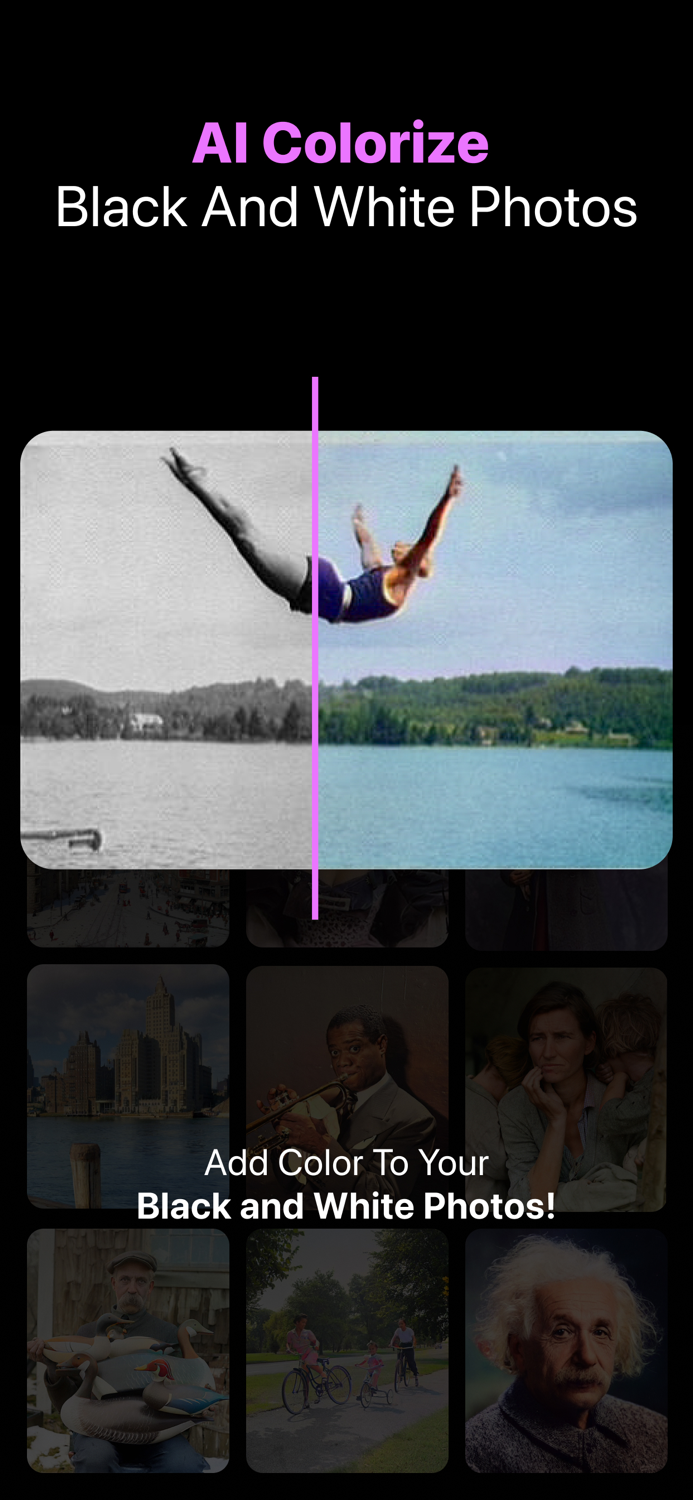 AI Colorize Black  White Pics