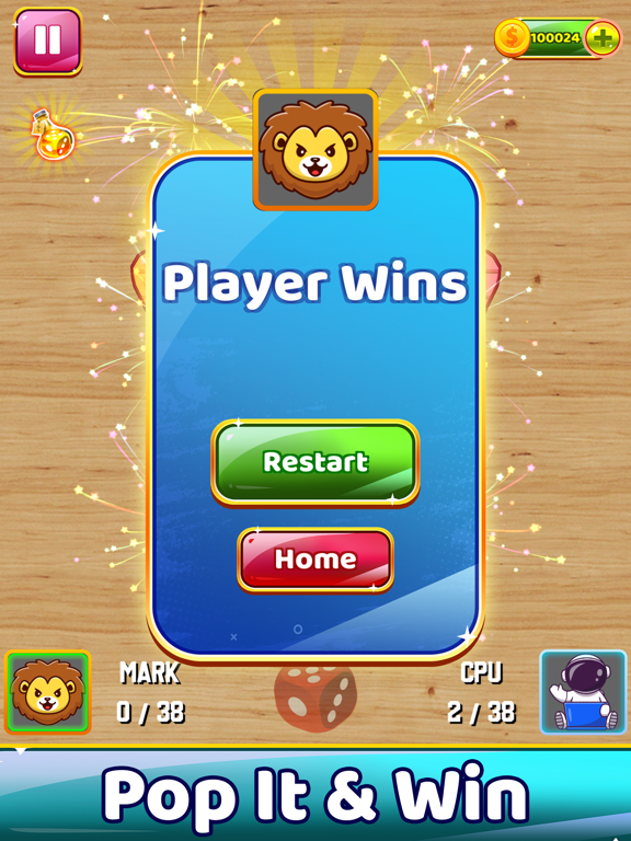 Screenshot #4 for Pop It 3D Ludo Challenge ASMR