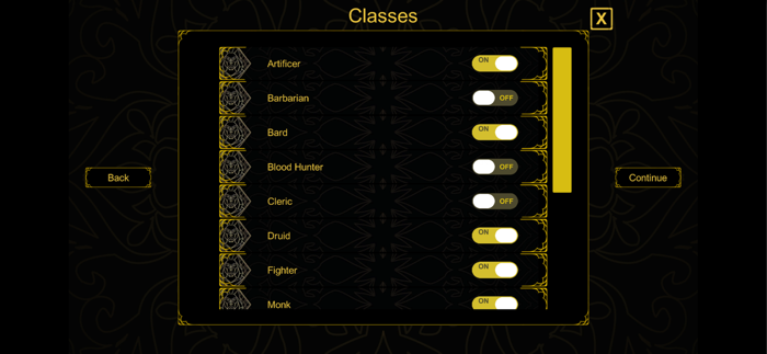 Fatum Character Creator Deck