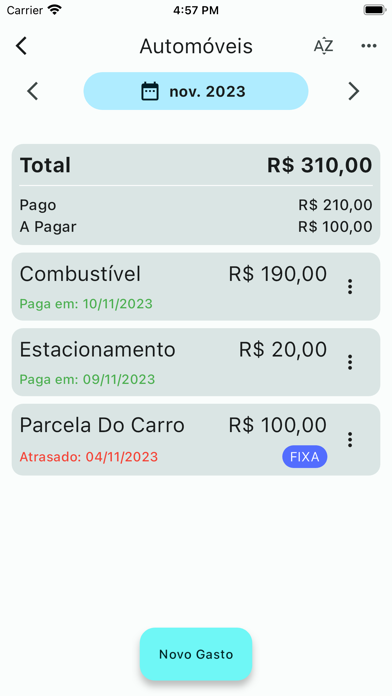 Minhas Contas X Screenshot