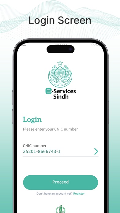 e-Services Sindh Screenshot