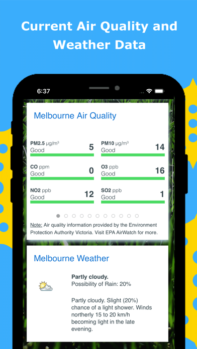 Melbourne Pollen Count Screenshot