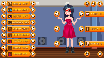 Screenshot 1 of Girl Dress-up App