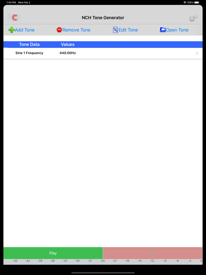 ToneGen Audio Tone Generator
