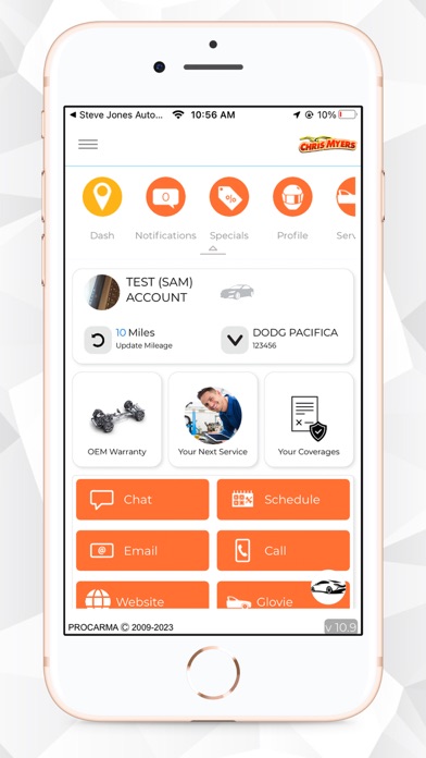 Chris Myers Automall Screenshot