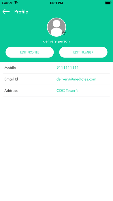 Med DeliveryPerson Screenshot