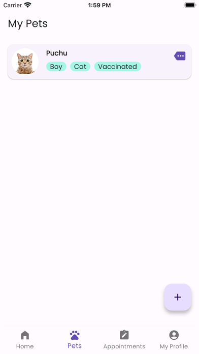 Pet Health Reminder - PetMate Screenshot