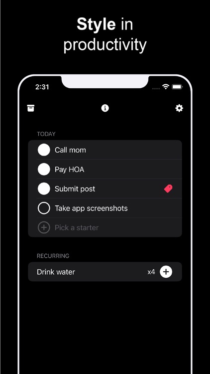 Pocket Plans - Simple To Dos screenshot-4