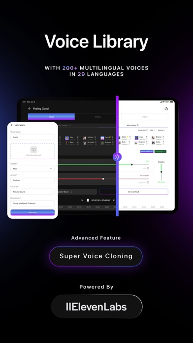 Voice Air Multimedia App Screenshot