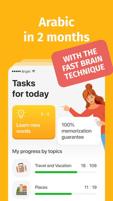Bright Arabic - Learn & Speak Screenshot