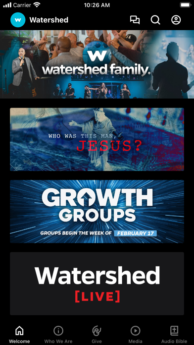 Watershed Church SA Screenshot