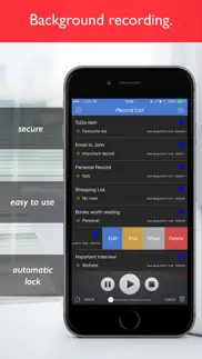 private voice recorder iphone screenshot 3
