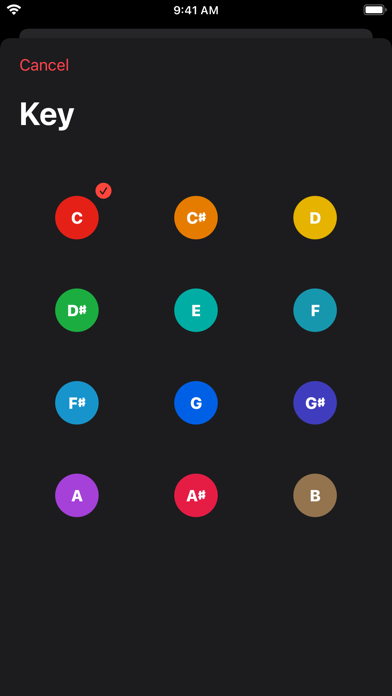 Guitar Scales + Screenshot