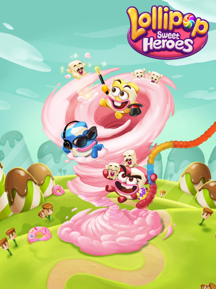 Lollipop Sweet Heroes Match3