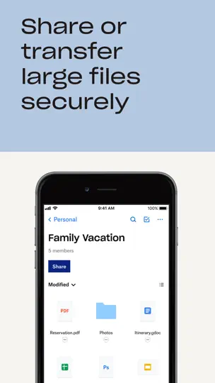 Dropbox EMM iPhone-skjermbilde 5