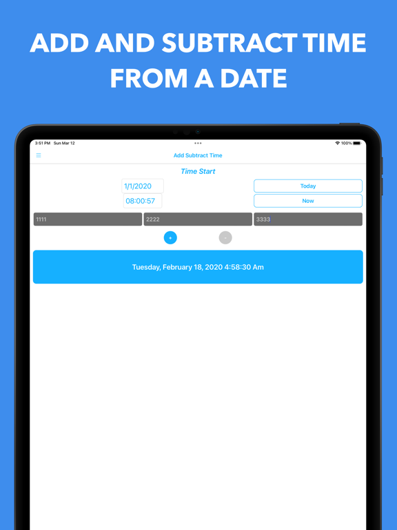 Screenshot #6 pour Time Calc Pro - Calculator