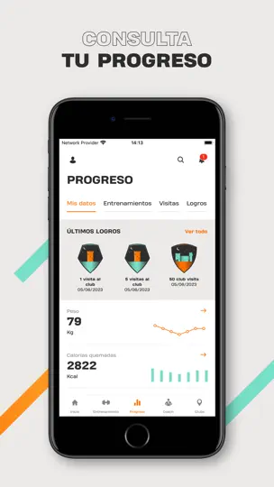 Captura de pantalla de Basic-Fit en iPhone 4