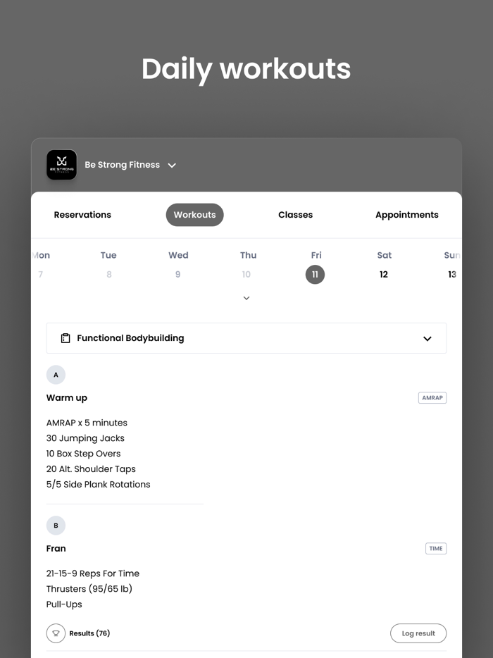 Be Strong Fitness TX