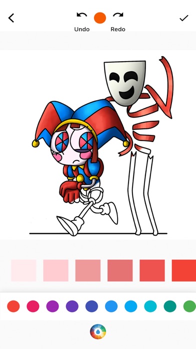 The Circus Digital Coloring Screenshot