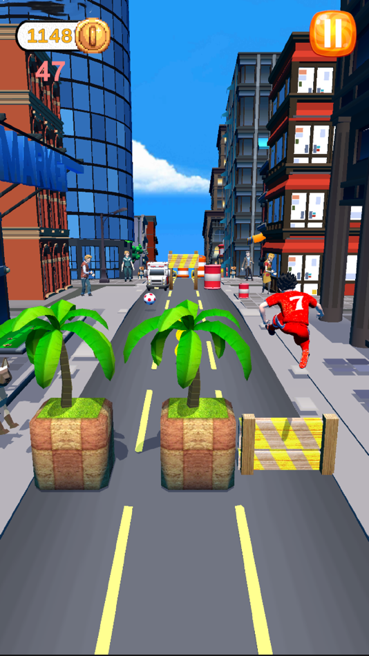 #5. Kick And Run : Runner Game (iOS) 来自: Nguyen Mau Hoang