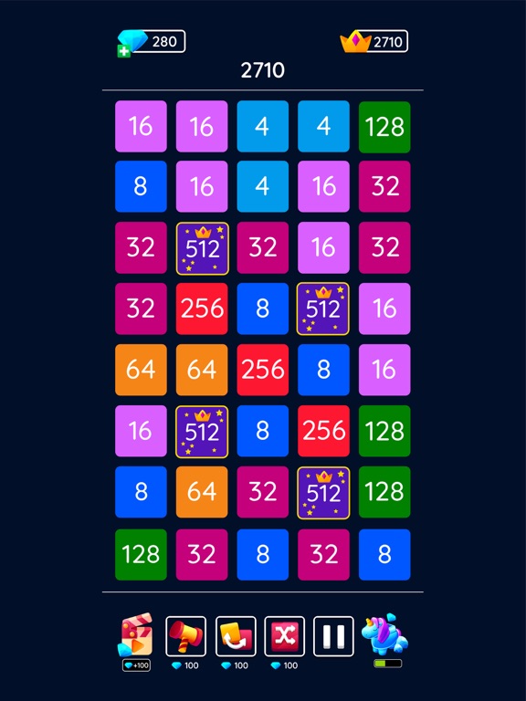 2048 ブラスト: 数字ゲーム 2248のおすすめ画像3