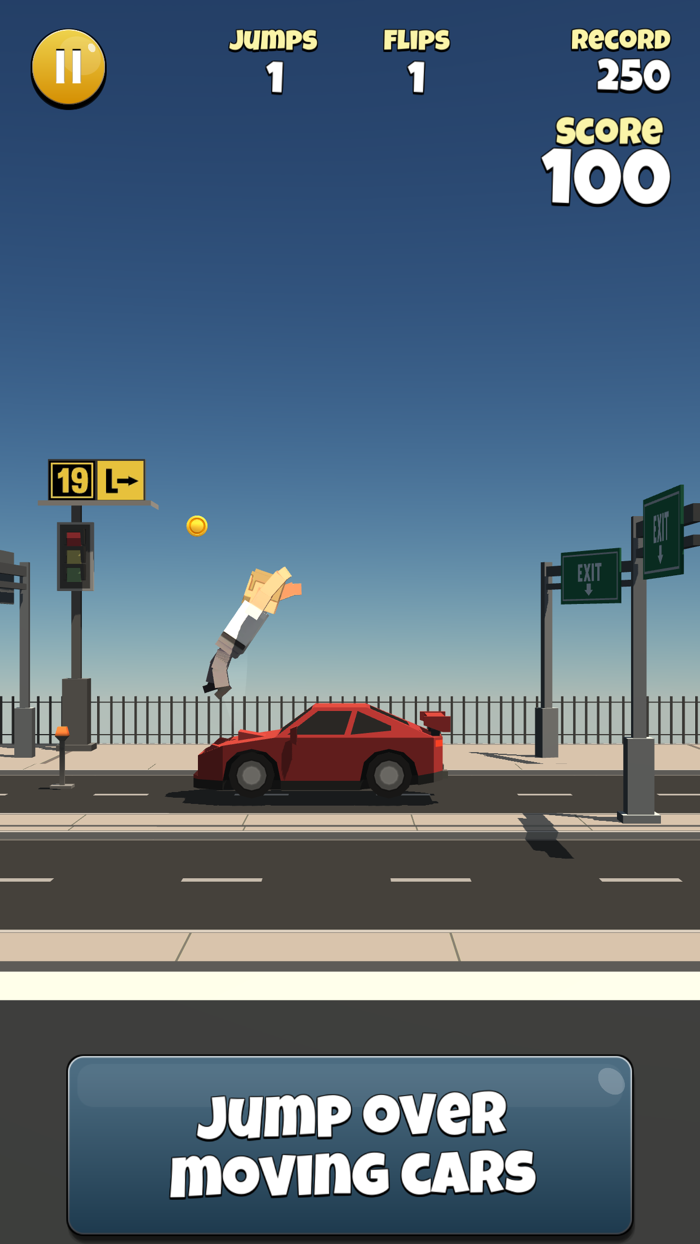 Backflipper Flip city and space