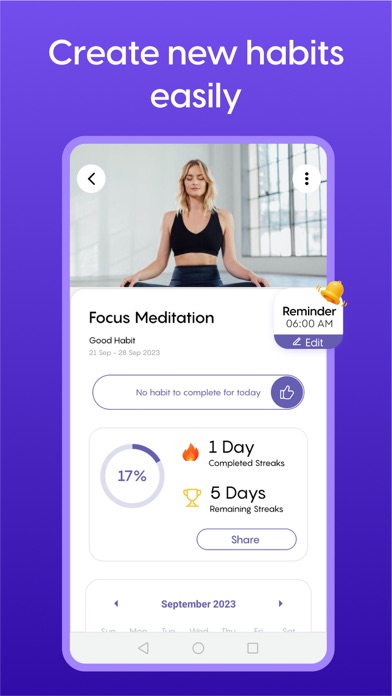 CalmVibe: Meditation and Habit Screenshot