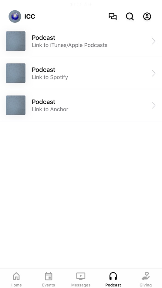 #3. Independence Christian Center (iOS) By: Independence Christian Center Inc