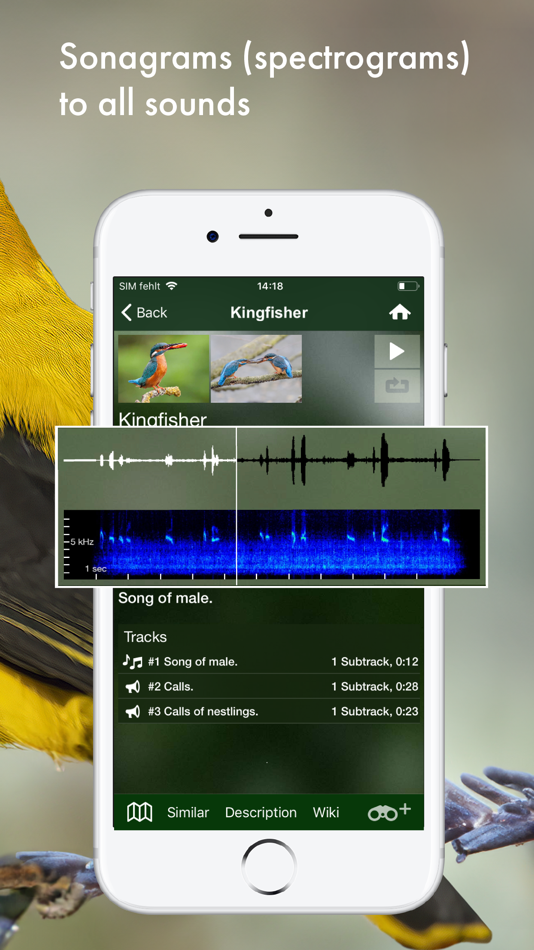 #2. BIRD SONGS Europe North Africa (iOS) Podle: Sunbird Images OHG