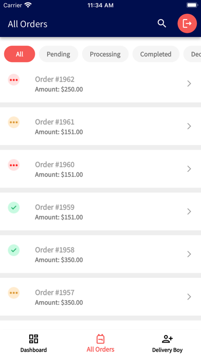 Opencart Delivery Boy Screenshot