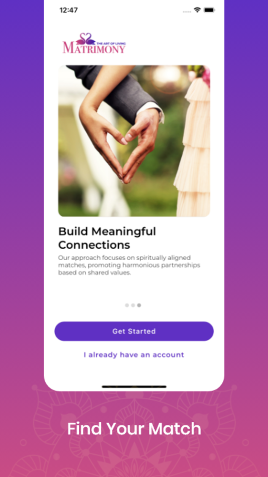 #2. Art of Living Matrimony (iOS) Podle: Sumeru Software Solutions