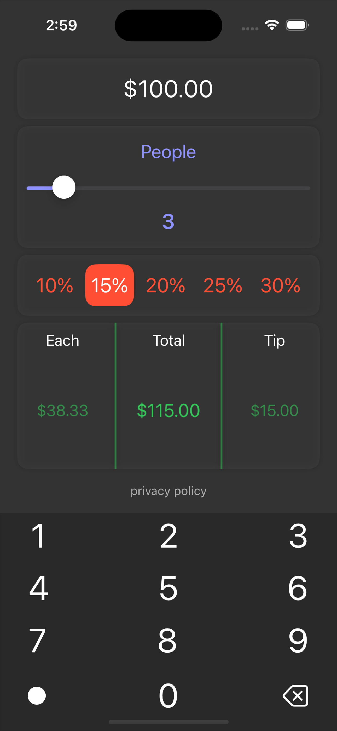Split & Tip: Easy Tipping