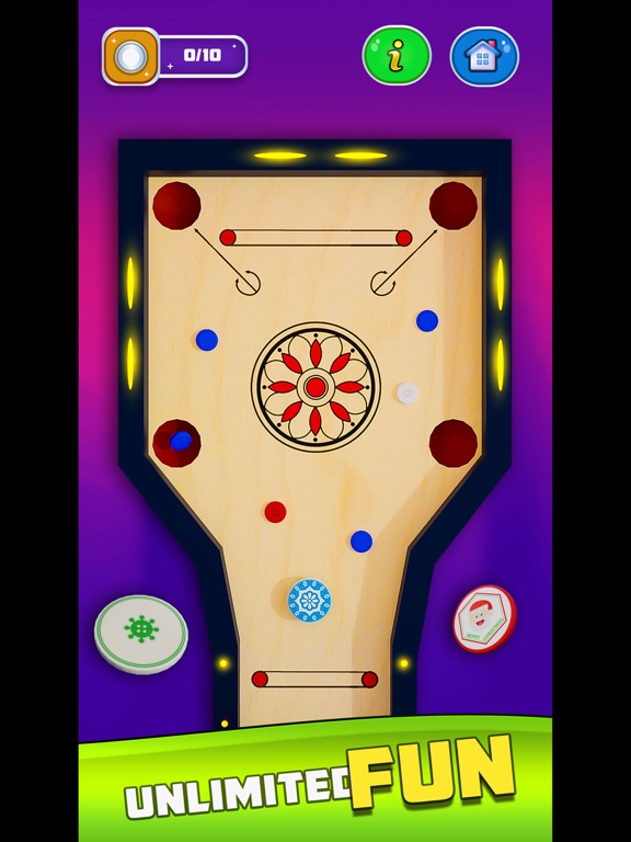 Screenshot #4 pour Real Carrom Queen Jeu de Board
