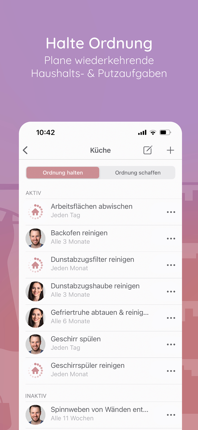BeTidy » Ordnung and Putzplan
