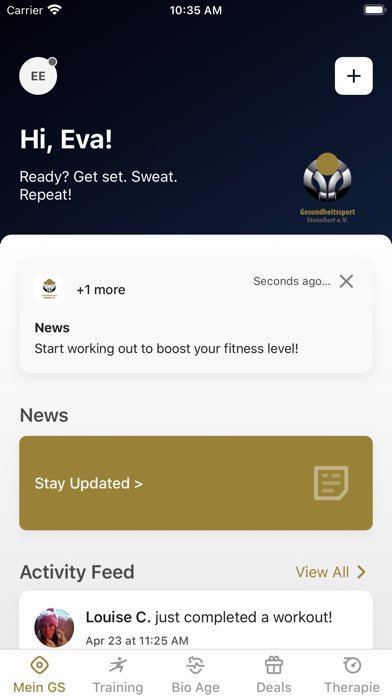 Gesundheitssport Steinfurt Screenshot